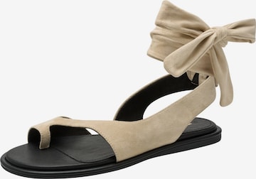 Sandales Tamaris en beige : devant