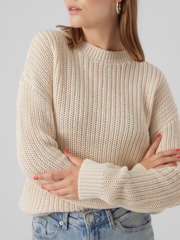 VERO MODA Pullover 'HILDA' in Beige