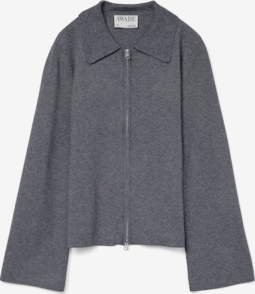 Cardigan 'VMHANNA' VERO MODA en gris : devant