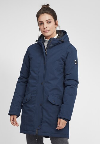 Oxmo Between-Seasons Parka 'Tamila' in Blue: front