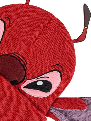DISNEY Beanie 'Strickmütze mit Punktstich-Muster' in Red