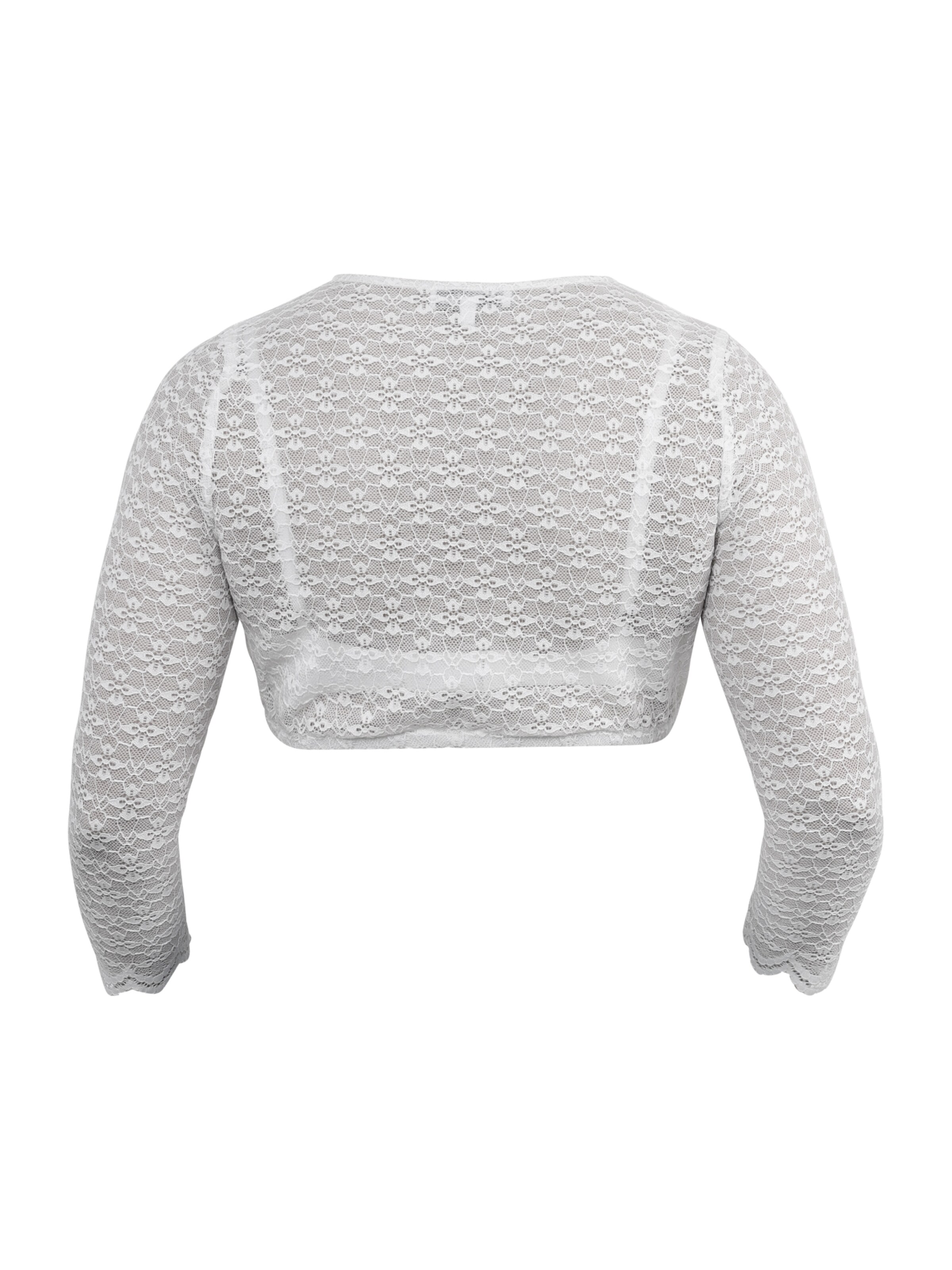 Bluză tradițională (Oktoberfest) 'Babenhausen' de la MARJO pe alb