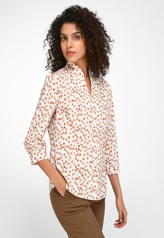 Peter Hahn Blouse in Wit: voorkant