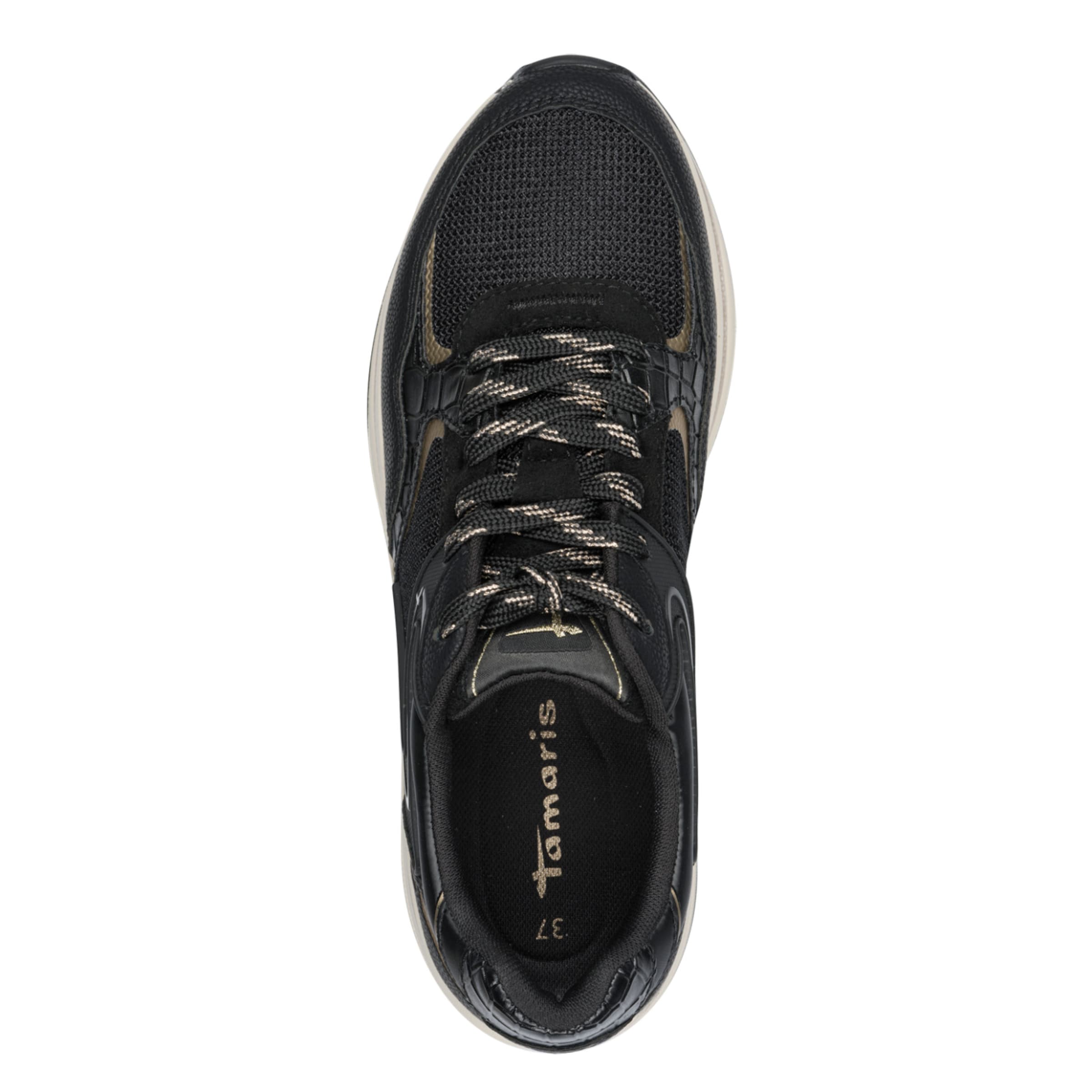 Tamaris Sneakersy niskie w kolorze czarny