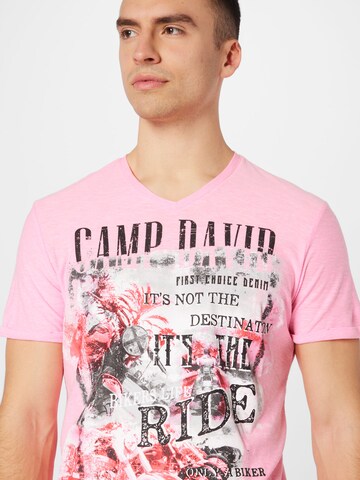 CAMP DAVID T-Shirt in Pink