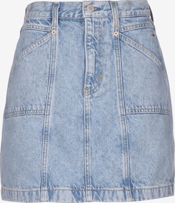 Tommy Jeans Skirt 'Mom Fit' in Blue: front