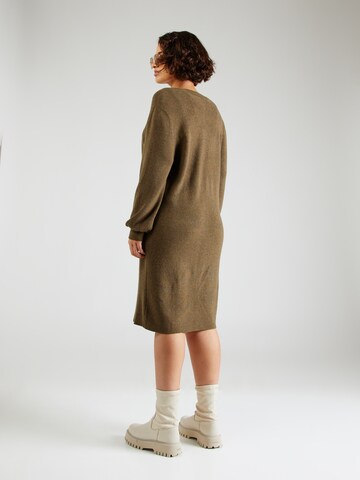 ONLY Carmakoma Knitted dress 'CARKATIA' in Brown