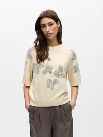 OBJECT Pullover 'OBJLANEY RUBIN' in Beige: Vorderseite