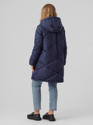 MAMALICIOUS Winter Jacket 'Charlot' in Blue