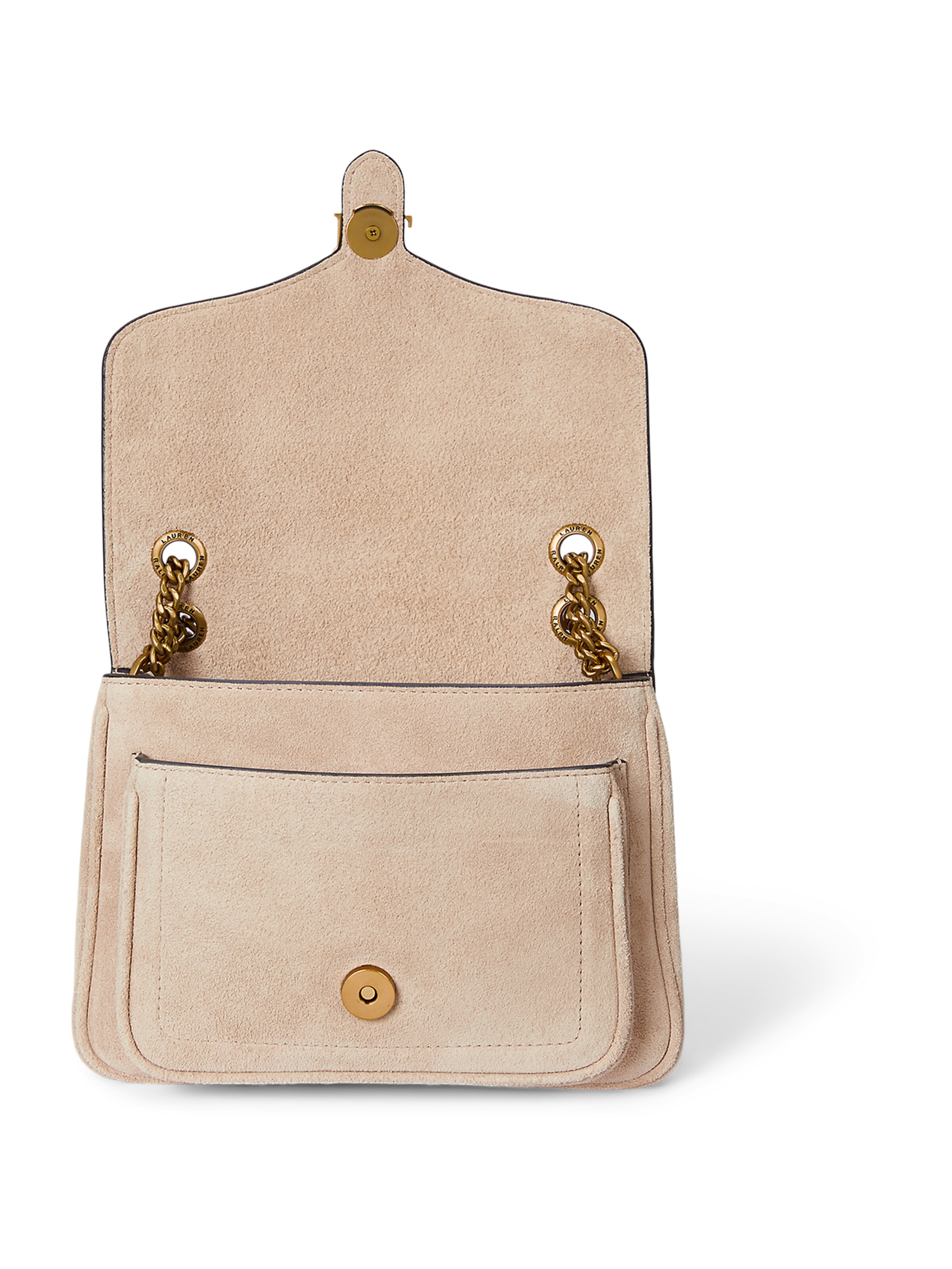Borsa a tracolla 'BRADLEY' di Lauren Ralph Lauren in beige