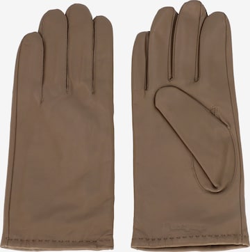STRELLSON Full Finger Gloves in Brown: front