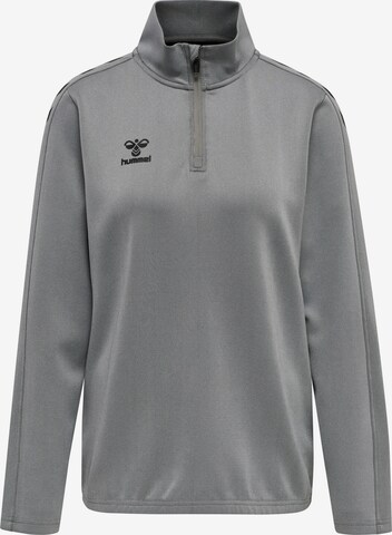 Hummel - Camiseta deportiva en gris: frente