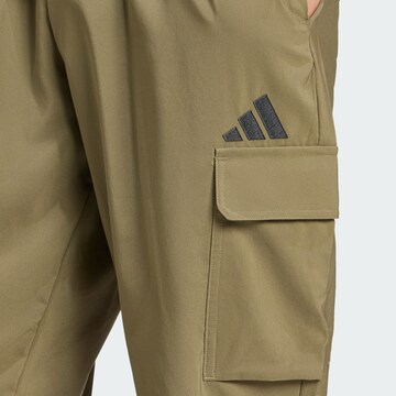 ADIDAS SPORTSWEAR Tapered Sports trousers 'Essentials' in Green