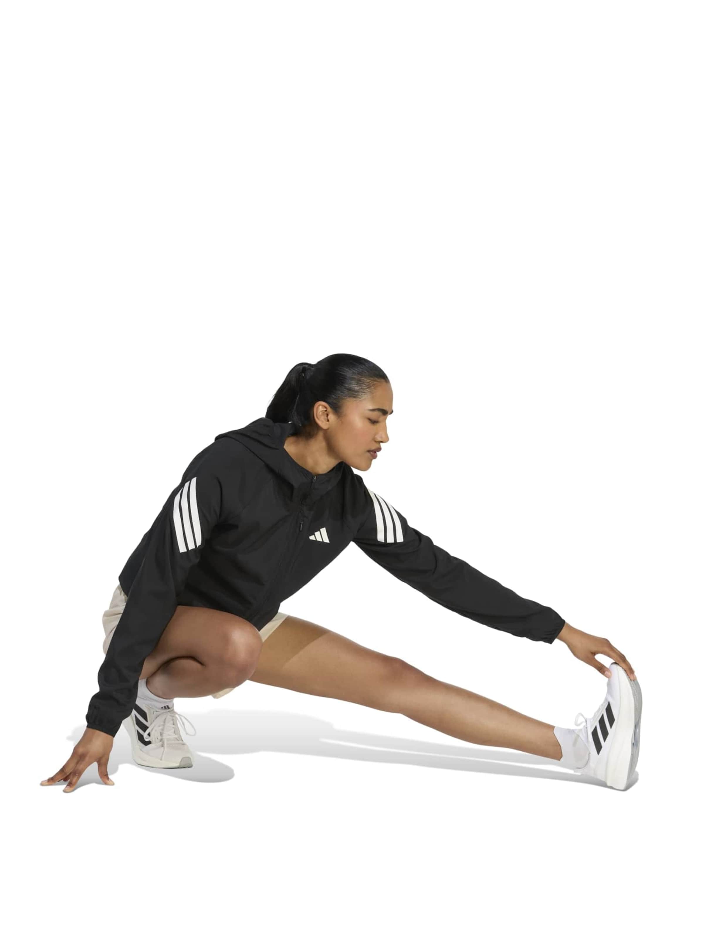 ADIDAS PERFORMANCE Athletic Jacket in Black