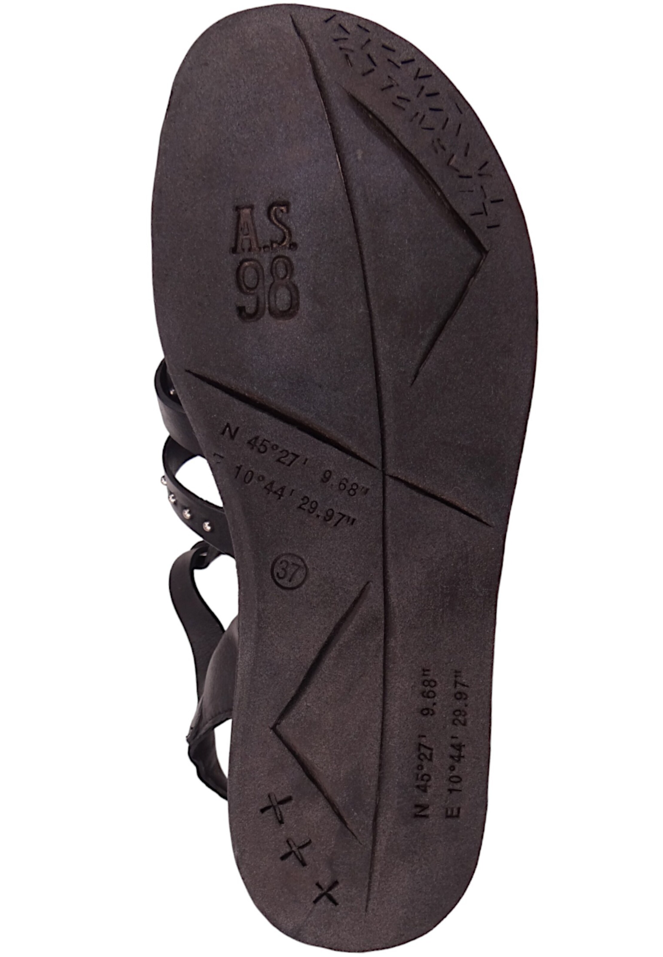 A.S.98 Sandale in Schwarz