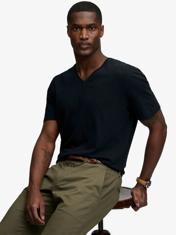 Superdry & Co Μπλουζάκι 'Classic' σε μαύρο