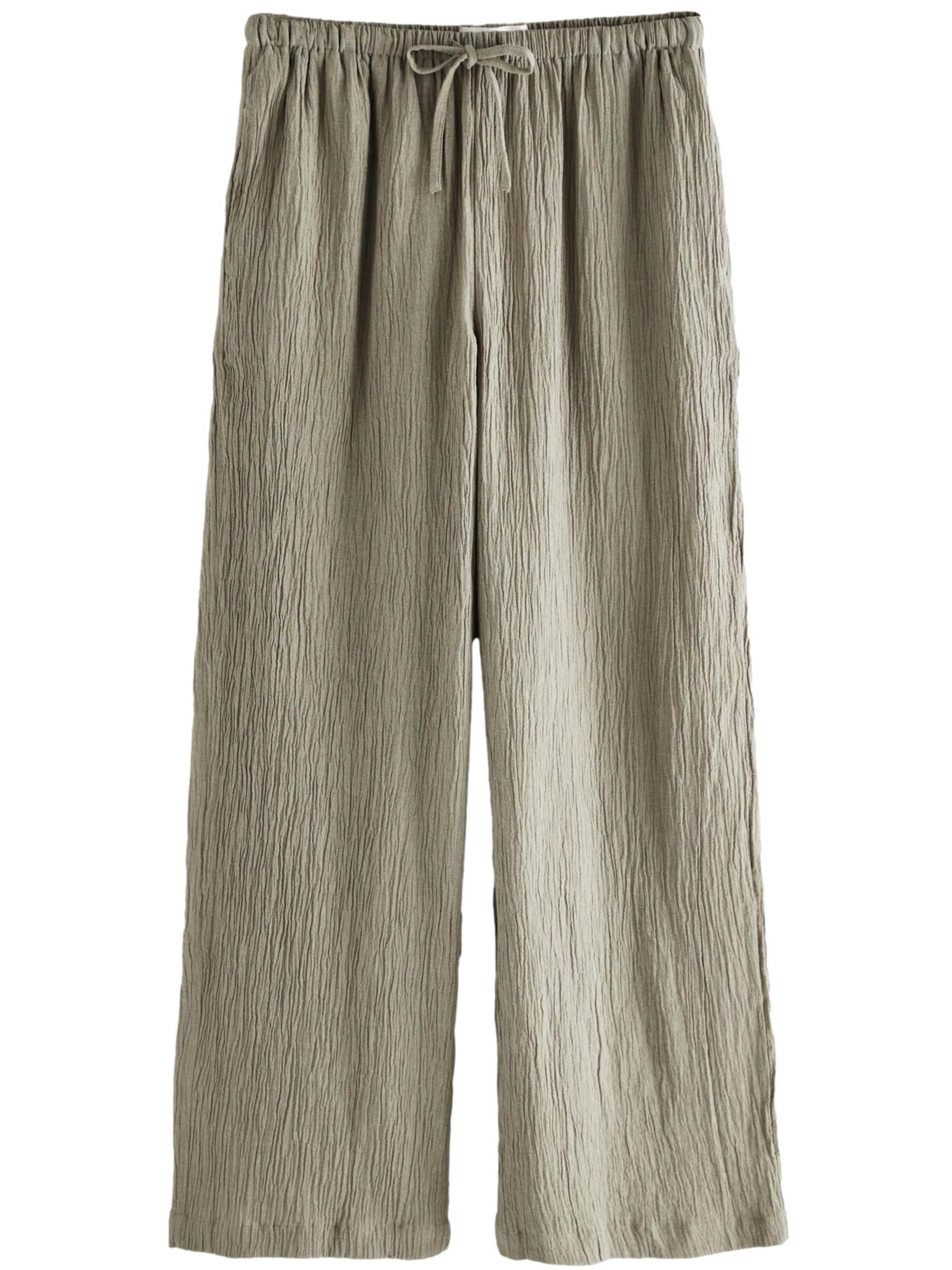 Next Wide Leg Hose in Grün: Vorderseite