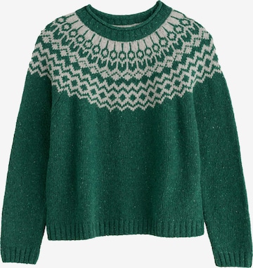 Seasalt Cornwall Sweater 'Port Kinnis' in Green: front