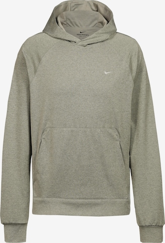 NIKE Athletic Sweatshirt in Green: front