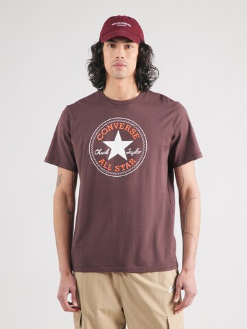 Tricou 'CHUCK' de la CONVERSE pe maro: față