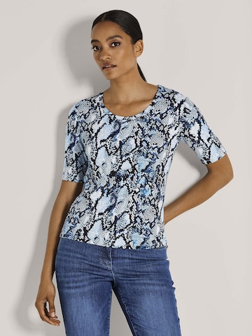 T-shirt MADELEINE en bleu : devant