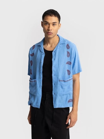 Giesto Regular fit Overhemd 'Hemden' in Blauw: voorkant