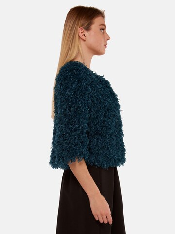TOOche Between-Season Jacket 'Feder Frou-Frou' in Green