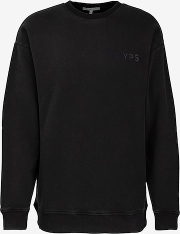 Young Poets Sweatshirt 'Ciel' in Schwarz: predná strana