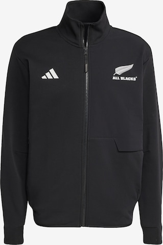 ADIDAS PERFORMANCESportska jakna 'All Blacks Anthem' - crna boja: prednji dio