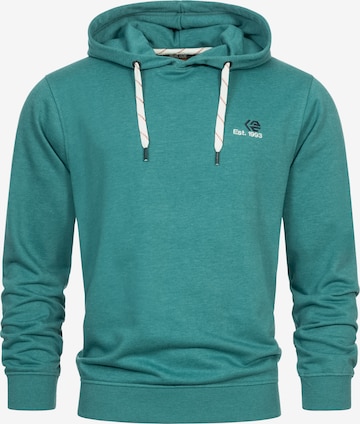 INDICODE JEANS Sweatshirt in Blue: front