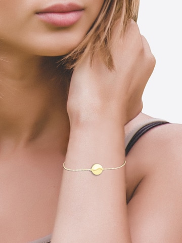 Sofia Milani Armband 'Brushed Ying Yang'‌‌‌ in Gold: Vorderseite