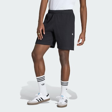 ADIDAS ORIGINALS Regular Trousers in Black: front