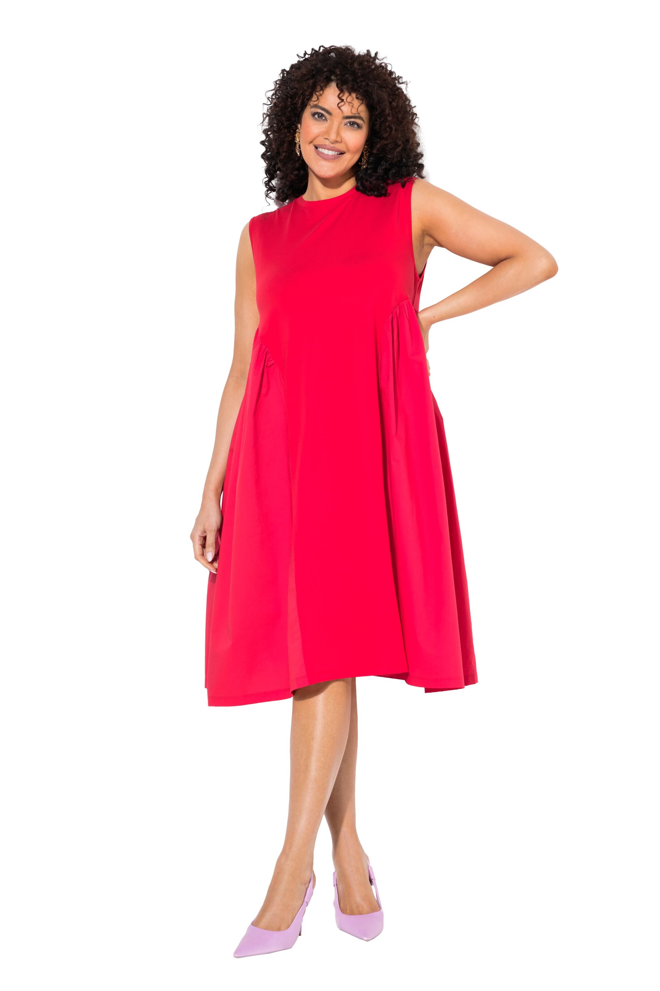 Ulla Popken Kleid in Rot: Vorderseite