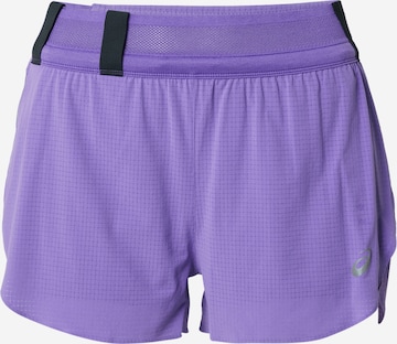 ASICS Regular Urheiluhousut 'METARUN' värissä lila: etupuoli