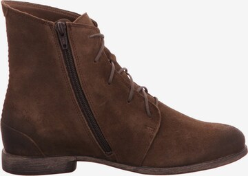 THINK! Lace-Up Ankle Boots in Brown