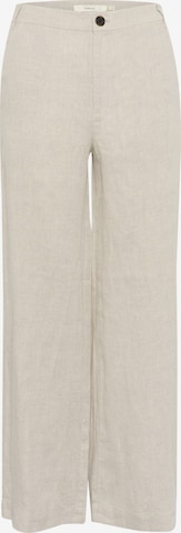 smėlio InWear Plačios klešnės Kelnės 'Solina': priekis