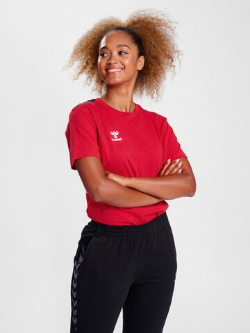 Hummel Shirt 'Authentic Co' in Red