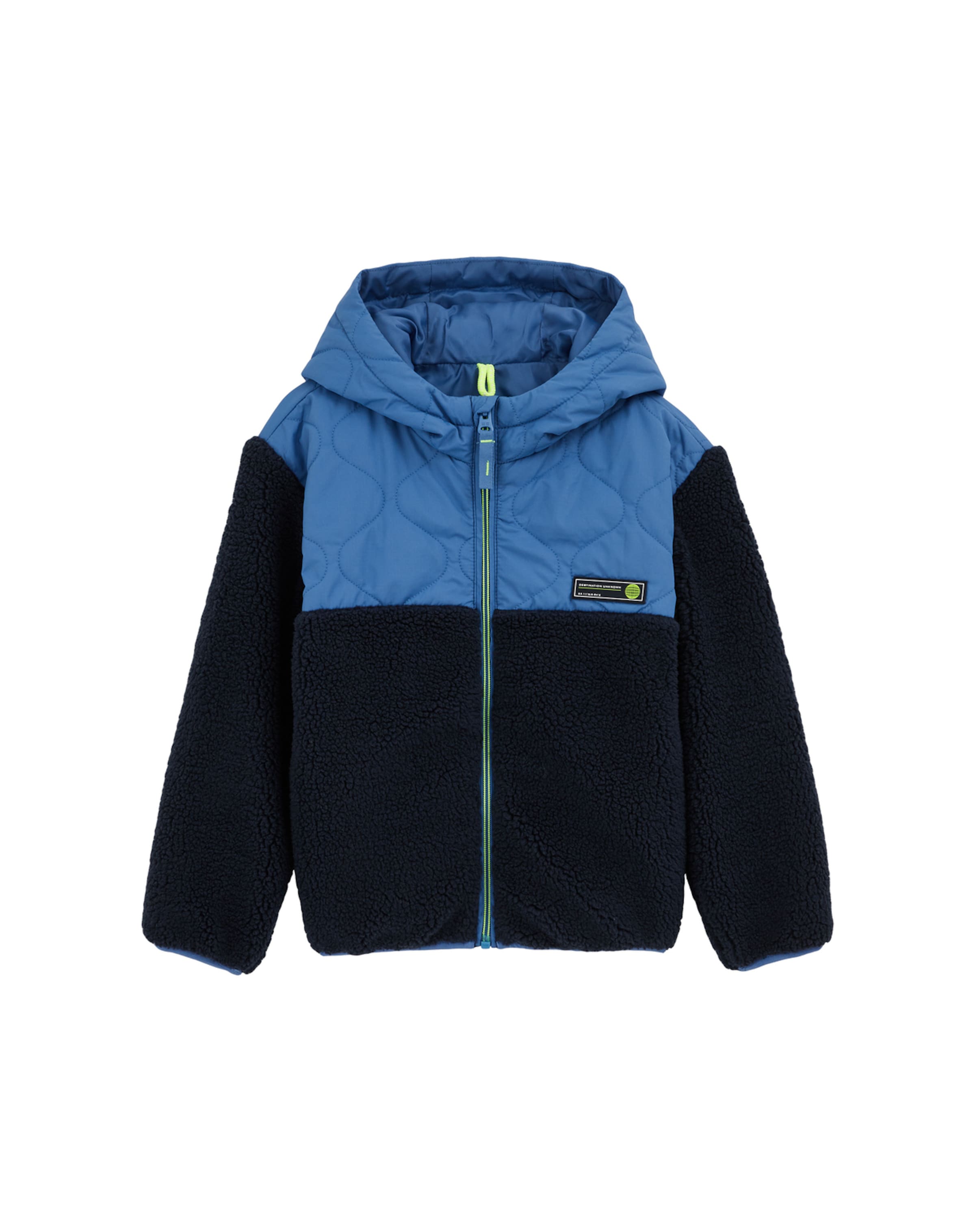 WE Fashion Přechodná bunda – modrá: přední strana