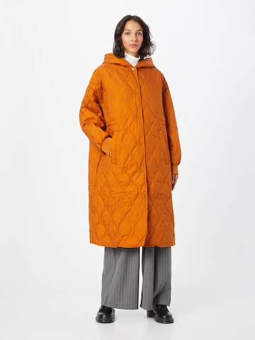 UNITED COLORS OF BENETTON Between-Seasons Coat in Brown: front