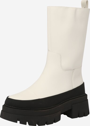 River Island Bottes en noir / blanc, Vue avec produit