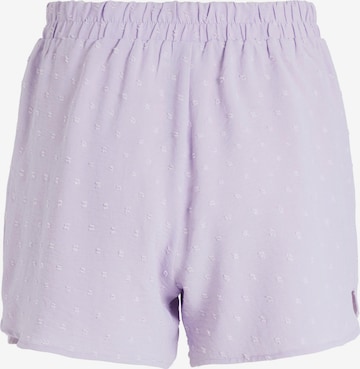 VILA Regular Shorts 'Clarisa' in Lila