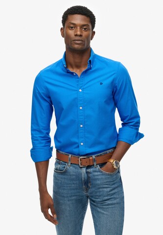 Coupe regular Chemise Superdry en vert : devant