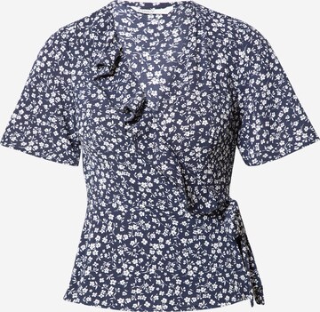 ONLY Blouse 'CARLY' in Blauw: voorkant