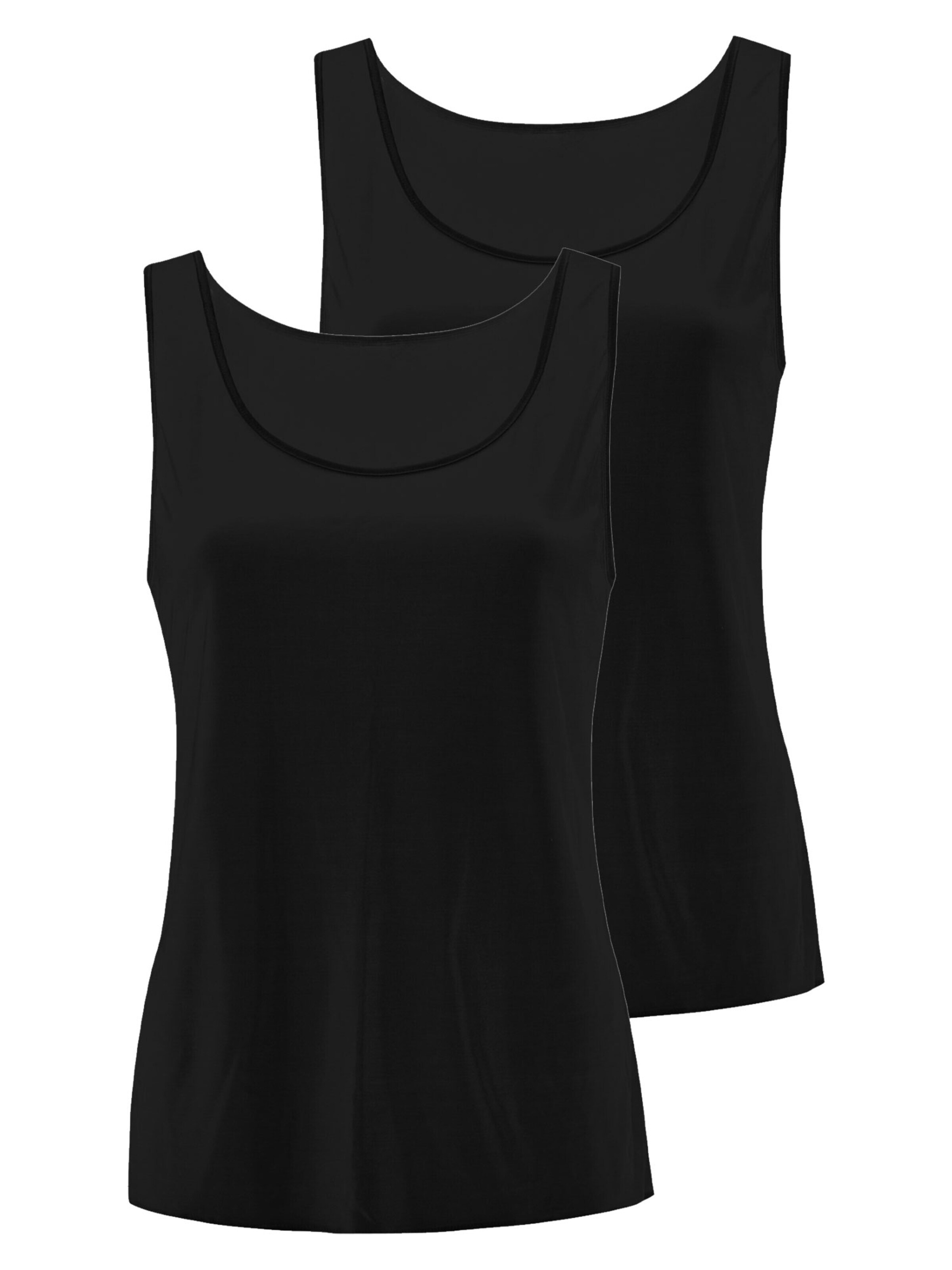 Nina von C. Undershirt 'Elegance' in Black: front