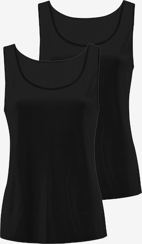 Nina von C. Undershirt 'Elegance' in Black: front
