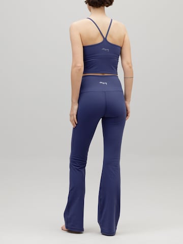 Hey Honey Flared Workout Pants 'Flared' in Blue