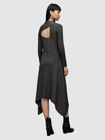 AllSaints Sukienka z dzianiny 'GIA' w kolorze srebrny