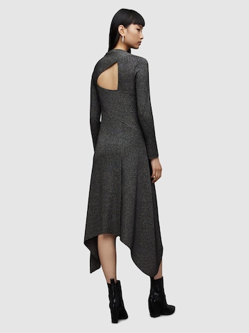 AllSaints Knitted dress 'GIA' in Silver