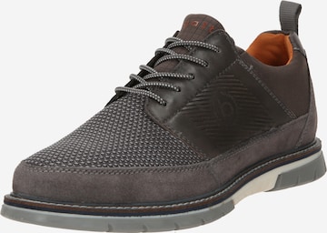 bugatti - Zapatos con cordón 'Sammy' en gris: frente