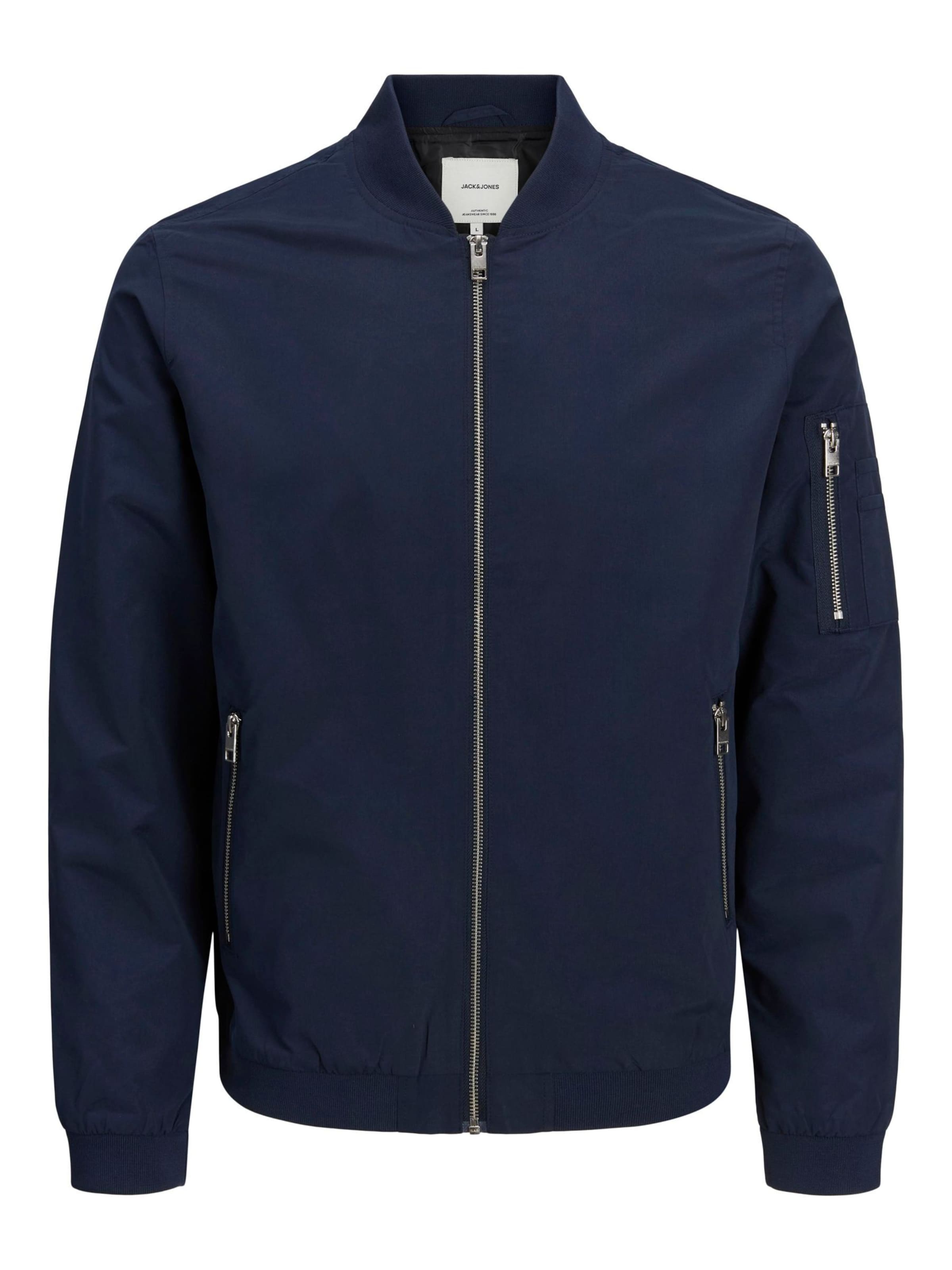 JACK & JONES Regular fit Tussenjas 'JJERush' in Blauw: voorkant